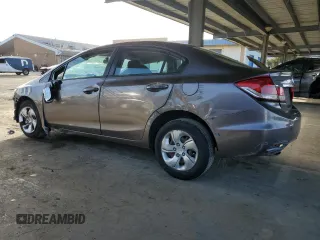 2015 Honda Civic Sedan LX with VIN 19XFB2E56FE006521, listed as a Copart auction lot 49694945 with 75,388 mi miles and Clean Title. Bid and sale history available at carsss.com. Image 2.