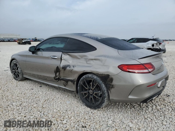 2019 Mercedes-Benz C 300 with VIN WDDWJ8EBXKF769031, listed as a Copart auction lot 50395095 with 46,485 mi miles and Salvage Title. Bid and sale history available at DreamBid. Image 2.