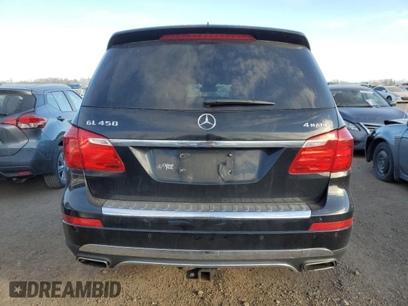 2016 Mercedes-Benz GL with VIN 4JGDF6EE6GA694894, listed as a Copart auction lot 83634044 with 211,142 mi miles and Salvage Title. Bid and sale history available at carsss.com. Image 6.