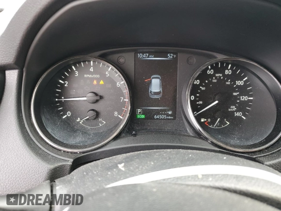 2017 Nissan Rogue SV with VIN KNMAT2MV2HP611891, listed as a Copart auction lot 49601005 with 64,505 mi miles and Salvage Title. Bid and sale history available at carsss.com. Image 9.