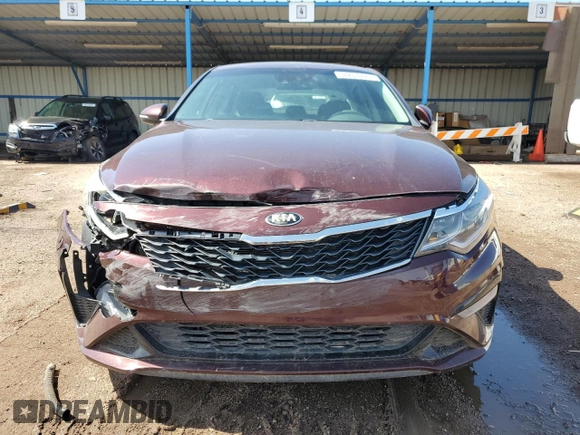 2020 Kia Optima LX with VIN 5XXGT4L39LG385080, listed as a Copart auction lot 58783875 with 117,126 mi miles and Salvage title. Bid and sale history available at DreamBid. Image 5.