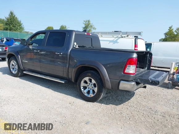 2019 Ram 1500 Big Horn/Lone Star with VIN 1C6RRFFG7KN817399, listed as a IAAI auction lot 40296231 with 63,708 mi miles. Bid and sale history available at carsss.com. Image 3.