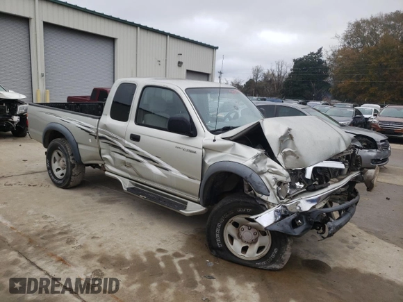 2001 Toyota Tacoma PreRunner with VIN 5TESN92N31Z724791, listed as a Copart auction lot 55991245 with Not provided miles and Salvage title. Bid and sale history available at DreamBid. Image 4.