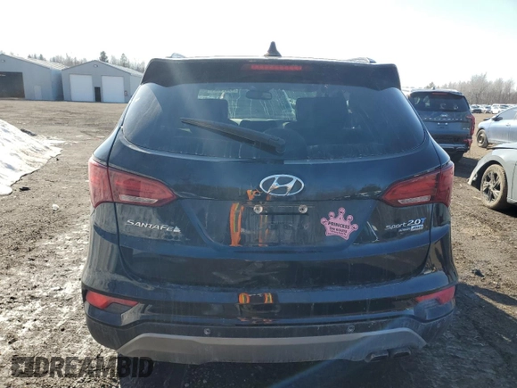 2017 Hyundai Santa Fe 2.0T with VIN 5XYZUDLA6HG475262, listed as a Copart auction lot 49876925 with 232,078 mi miles and Salvage title. Bid and sale history available at DreamBid. Image 6.