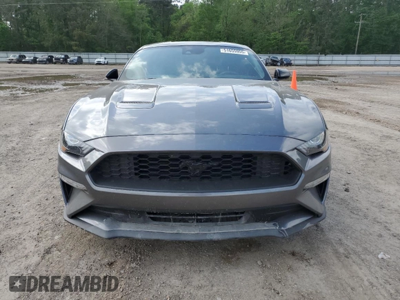 2022 Ford Mustang EcoBoost with VIN 1FA6P8TH8N5122837, listed as a Copart auction lot 51655955 with 32,303 mi miles and Salvage title. Bid and sale history available at DreamBid. Image 5.