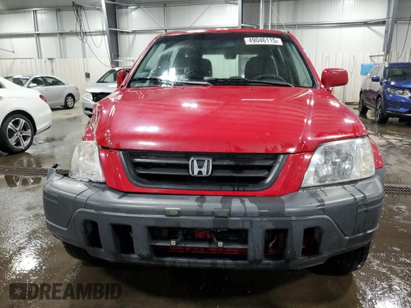 2000 Honda CR-V EX with VIN JHLRD186XYS001928, listed as a Copart auction lot 49046115 with 161,242 mi miles and Salvage Title. Bid and sale history available at carsss.com. Image 5.
