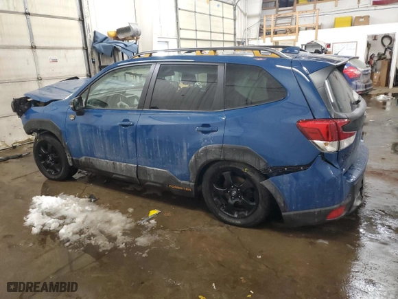 2022 Subaru Forester Wilderness with VIN JF2SKALC7NH512394, listed as a Copart auction lot 44644515 with 42,802 mi miles and Salvage Title. Bid and sale history available at carsss.com. Image 2.