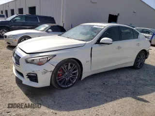2016 Infiniti Q50 Red Sport 400 с VIN JN1FV7AP4GM421323, выставлен на аукционе Copart как лот 57954665 с пробегом 89 510 миль миль и Списание • Salvage title. История ставок и продаж доступна на DreamBid. Изображение 1.