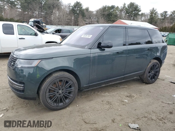 2023 Land Rover Range Rover with VIN SALK1BE71PA024084, listed as a Copart auction lot 48036765 with 17,187 mi miles and Salvage Title. Bid and sale history available at DreamBid. Image 1.