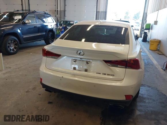 2017 Lexus IS with VIN JTHCM1D26H5019524, listed as a IAAI auction lot 41658118 with 108,487 mi miles. Bid and sale history available at carsss.com. Image 16.