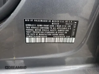 2013 Volkswagen Jetta Sedan SE with VIN 3VWDP7AJ6DM280536, listed as a Copart auction lot 53158385 with 158,160 mi miles and Salvage Title. Bid and sale history available at carsss.com. Image 12.