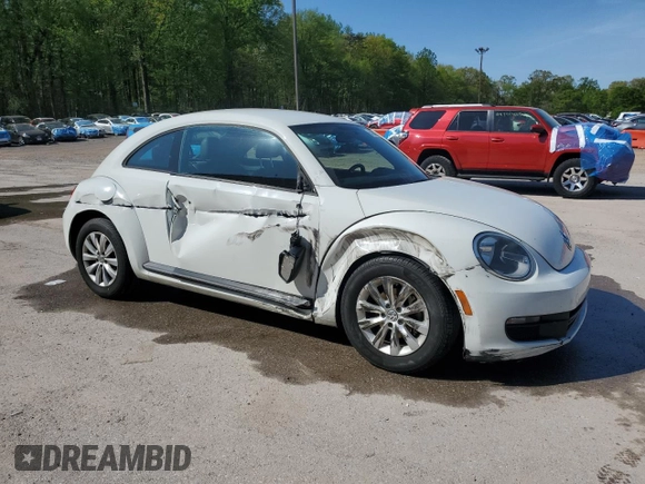 2015 Volkswagen Beetle Fleet Edition with VIN 3VWF17ATXFM603260, listed as a Copart auction lot 54834735 with 103,136 mi miles and Salvage Title. Bid and sale history available at DreamBid. Image 4.