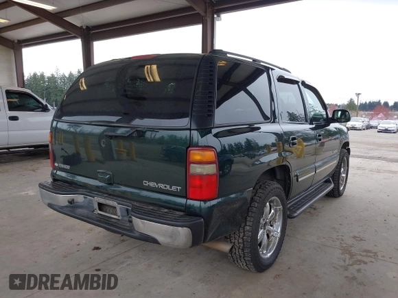 2003 Chevrolet Tahoe LS with VIN 1GNEK13ZX3J298949, listed as a IAAI auction lot 41896617 with 170,339 mi miles and . Bid and sale history available at DreamBid. Image 4.