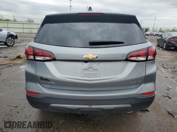 2023 Chevrolet Equinox LT with VIN 3GNAXTEGXPL131545, listed as a Copart auction lot 55951845 with 13,413 mi miles and Salvage title. Bid and sale history available at DreamBid. Image 6.