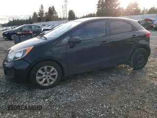 2012 Kia Rio LX with VIN KNADM5A34C6023937, listed as a Copart auction lot 88561025 with 130,907 mi miles and Salvage Title. Bid and sale history available at carsss.com. Image 1.