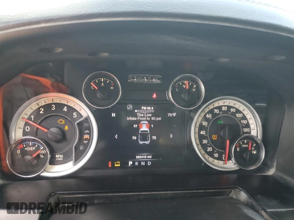 2014 Ram 2500 Laramie with VIN 3C6UR5FL0EG148066, listed as a Copart auction lot 42795415 with 202,415 mi miles and Salvage Title. Bid and sale history available at carsss.com. Image 9.