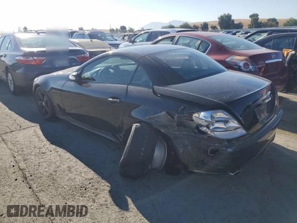 2006 Mercedes-Benz SLK-Class 3.0L with VIN WDBWK54F86F093841, listed as a Copart auction lot 69092934 with 161,183 mi miles and Salvage Title. Bid and sale history available at carsss.com. Image 2.