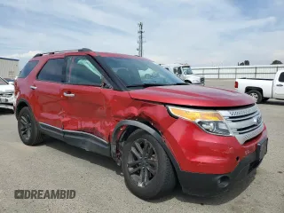 2012 Ford Explorer XLT with VIN 1FMHK7D86CGB02609, listed as a Copart auction lot 55344335 with 96,034 mi miles and Salvage Title. Bid and sale history available at DreamBid. Image 4.