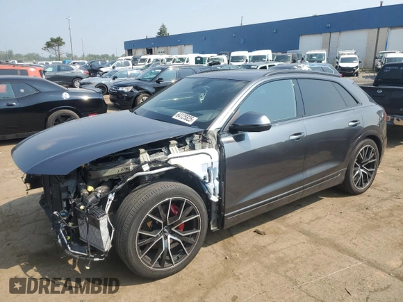 2020 Audi Q8 Prestige with VIN WA1FVAF18LD022451, listed as a Copart auction lot 64125825 with 33,237 mi miles and Clean title. Bid and sale history available at DreamBid. Image 1.