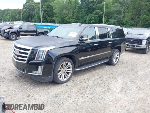 2017 Cadillac Escalade ESV Luxury with VIN 1GYS4HKJ4HR120256, listed as a IAAI auction lot 42561194 with 165,482 mi miles and . Bid and sale history available at DreamBid. Image 17.