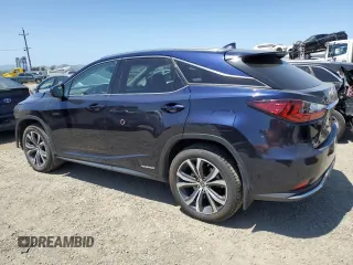 2020 Lexus RX 450h z VIN 2T2HGMDA5LC050679, wystawiony jako Copart lot #58311525 z przebiegiem 51 377 mil mil oraz Szkoda całkowita • Salvage title. Historia ofert i sprzedaży dostępna na DreamBid. Obrazek 2.