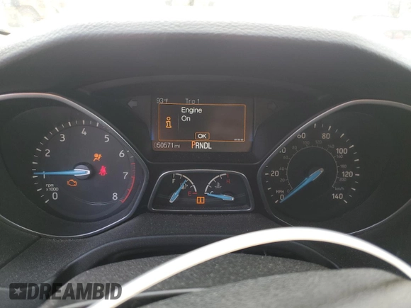 2017 Ford Focus SE с VIN 1FADP3F25HL331714, выставлен на аукционе Copart как лот 60557645 с пробегом 50 571 миль миль и Чистый • Clean title. История ставок и продаж доступна на DreamBid. Изображение 9.