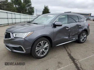 2017 Acura MDX w/Technology Pkg with VIN 5FRYD4H52HB017389, listed as a Copart auction lot 49911175 with 89,676 mi miles and Salvage Title. Bid and sale history available at carsss.com. Image 1.