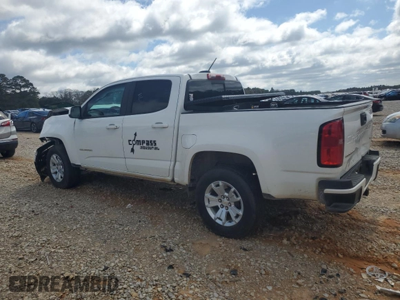 2022 Chevrolet Colorado 2WD LT with VIN 1GCGSCEN5N1105004, listed as a Copart auction lot 48079055 with 182,743 mi miles and Salvage title. Bid and sale history available at DreamBid. Image 2.