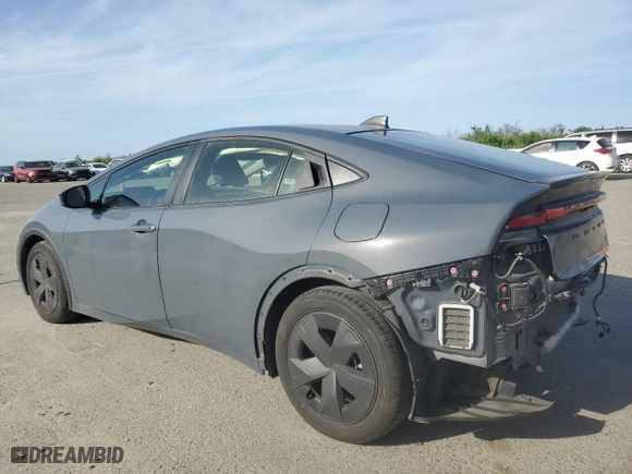 2023 Toyota Prius LE with VIN JTDACAAU5P3004928, listed as a Copart auction lot 51056395 with 58,786 mi miles and Salvage Title. Bid and sale history available at carsss.com. Image 2.