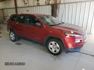 2016 Jeep Cherokee Sport with VIN 1C4PJLAB0GW216953, listed as a Copart auction lot 49031635 with 110,840 mi miles and Clean Title. Bid and sale history available at carsss.com. Image 4.
