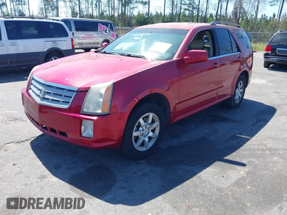 2008 Cadillac SRX AWD with VIN 1GYEE637780138692, listed as a IAAI auction lot 41660350 with 173,934 mi miles. Bid and sale history available at carsss.com. Image 2.