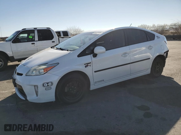 2013 Toyota Prius One with VIN JTDKN3DU3D5700869, listed as a Copart auction lot 50425165 with 80,489 mi miles and Salvage Title. Bid and sale history available at carsss.com. Image 1.