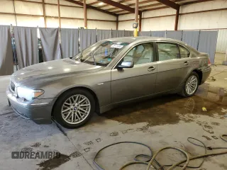 2004 BMW 7 Series 745Li with VIN WBAGN63584DS55291, listed as a Copart auction lot 79178494 with 135,923 mi miles and Salvage Title. Bid and sale history available at carsss.com. Image 1.
