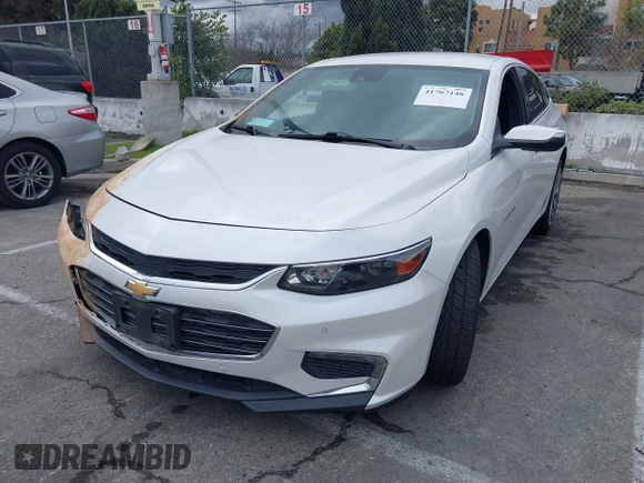 2016 Chevrolet Malibu Premier with VIN 1G1ZH5SX2GF270077, listed as a IAAI auction lot 41767146 with 139,546 mi miles and . Bid and sale history available at DreamBid. Image 17.