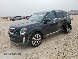2021 Kia Telluride S with VIN 5XYP6DHC3MG126016, listed as a Copart auction lot 58535285 with 97,048 mi miles and Salvage title. Bid and sale history available at DreamBid. Image 1.