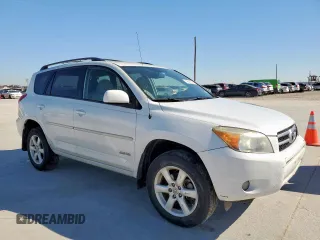 2008 Toyota RAV4 Ltd with VIN JTMZK31V985020582, listed as a Copart auction lot 46467685 with 218,391 mi miles and Salvage Title. Bid and sale history available at carsss.com. Image 4.