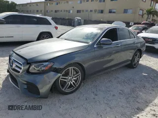2018 Mercedes-Benz E-Class E 300 with VIN WDDZF4JB8JA376945, listed as a Copart auction lot 47423115 with 111,984 mi miles and Salvage Title. Bid and sale history available at carsss.com. Image 1.