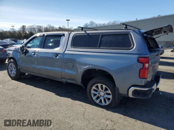 2021 Chevrolet Silverado 1500 LTZ with VIN 1GCUYGEDXMZ200545, listed as a Copart auction lot 43721165 with 58,623 mi miles and Salvage Title. Bid and sale history available at DreamBid. Image 2.