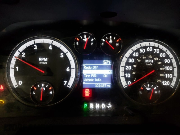 2012 Ram 2500 ST with VIN 3C6TD5CT4CG289296, listed as a Copart auction lot 53002695 with 101,427 mi miles and Salvage Title. Bid and sale history available at carsss.com. Image 9.