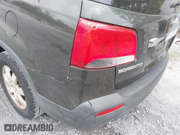 2012 Kia Sorento LX with VIN 5XYKT3A14CG219860, listed as a IAAI auction lot 41917360 with 209,107 mi miles. Bid and sale history available at carsss.com. Image 12.
