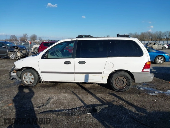 2000 Ford Windstar LX with VIN 2FMZA514XYBA31054, listed as a IAAI auction lot 41407293 with Not provided miles and . Bid and sale history available at DreamBid. Image 14.