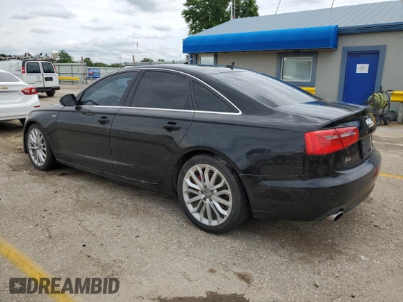 2012 Audi A6 Premium Plus with VIN WAUGGAFC8CN071789, listed as a Copart auction lot 53556854 with 147,563 mi miles and Salvage title. Bid and sale history available at DreamBid. Image 2.
