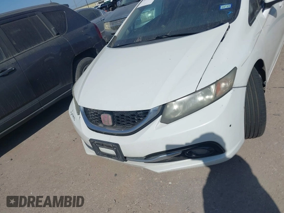 2015 Honda Civic Sedan EX-L with VIN 19XFB2F90FE093933, listed as a IAAI auction lot 41783789 with 172,299 mi miles. Bid and sale history available at carsss.com. Image 12.