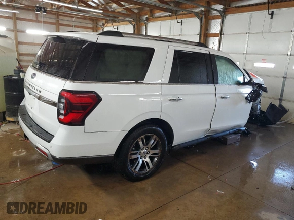 2024 Ford Expedition Limited with VIN 1FMJU2A84REA22006, listed as a Copart auction lot 74859734 with 0 mi miles and Salvage Title. Bid and sale history available at carsss.com. Image 3.