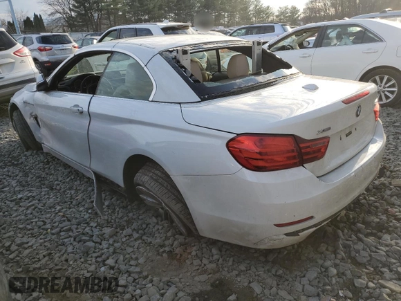2017 BMW 4 Series 430i xDrive with VIN WBA4U9C34H5H64478, listed as a Copart auction lot 81466944 with Not provided miles and Salvage title. Bid and sale history available at DreamBid. Image 2.
