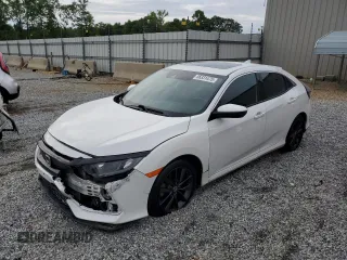 2020 Honda Civic EX-L z VIN SHHFK7H8XLU218443, wystawiony jako Copart lot #56331475 z przebiegiem Nie podano mil oraz Szkoda całkowita • Salvage title. Historia ofert i sprzedaży dostępna na DreamBid. Obrazek 1.