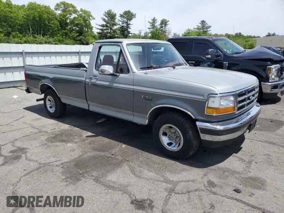 1993 Ford F-150 z VIN 2FTDF15N4PCA95188, wystawiony jako Copart lot #57810385 z przebiegiem 195 093 mil mil oraz Szkoda całkowita • Salvage title. Historia ofert i sprzedaży dostępna na DreamBid. Obrazek 4.