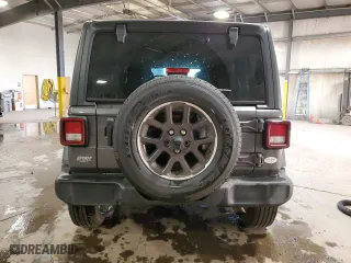 2021 Jeep Wrangler Unlimited Willys with VIN 1C4HJXDN9MW718826, listed as a Copart auction lot 79694794 with 52,186 mi miles and Salvage Title. Bid and sale history available at carsss.com. Image 6.