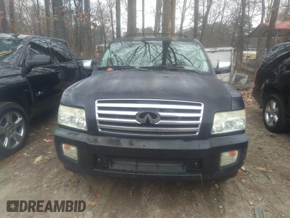 2006 Infiniti QX56 with VIN 5N3AA08A06N801038, listed as a IAAI auction lot 41194921 with 225,870 mi miles. Bid and sale history available at carsss.com. Image 6.