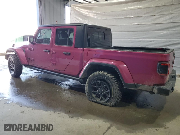 2024 Jeep Gladiator Sport S with VIN 1C6HJTAG9RL126938, listed as a Copart auction lot 54168665 with 6,975 mi miles and Salvage title. Bid and sale history available at DreamBid. Image 2.